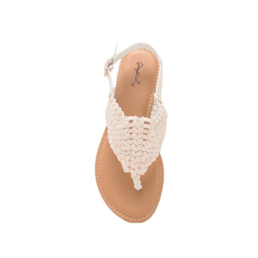 Nude Braided Gladiator Sandal - Picture 2 of 4